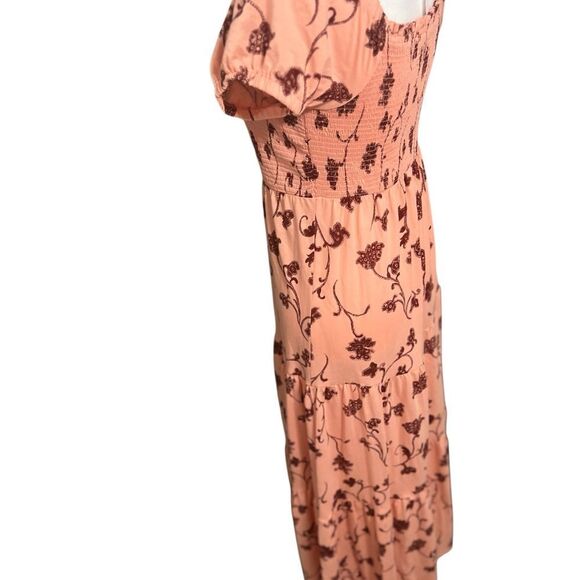 Daily Practice by Anthropologie Tiered Maxi floral cotton Extra Small Floral - Picture 3 of 12